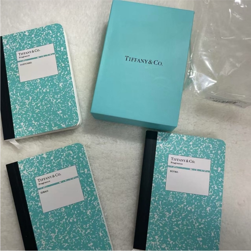 Tiffany & Co. Turquoise Notebook set